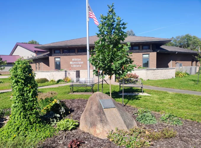 Albion Library serves as community hub